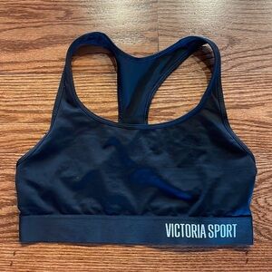 Victoria’s Secret The Player sports bra racer back black size Small